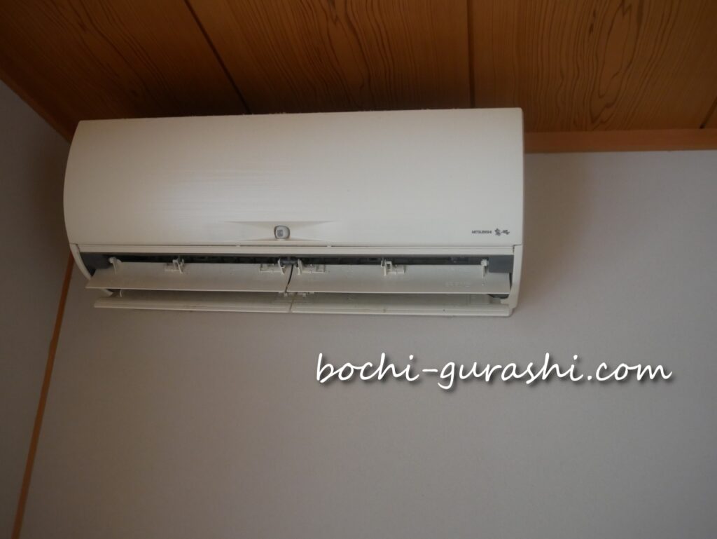 壊れたエアコン