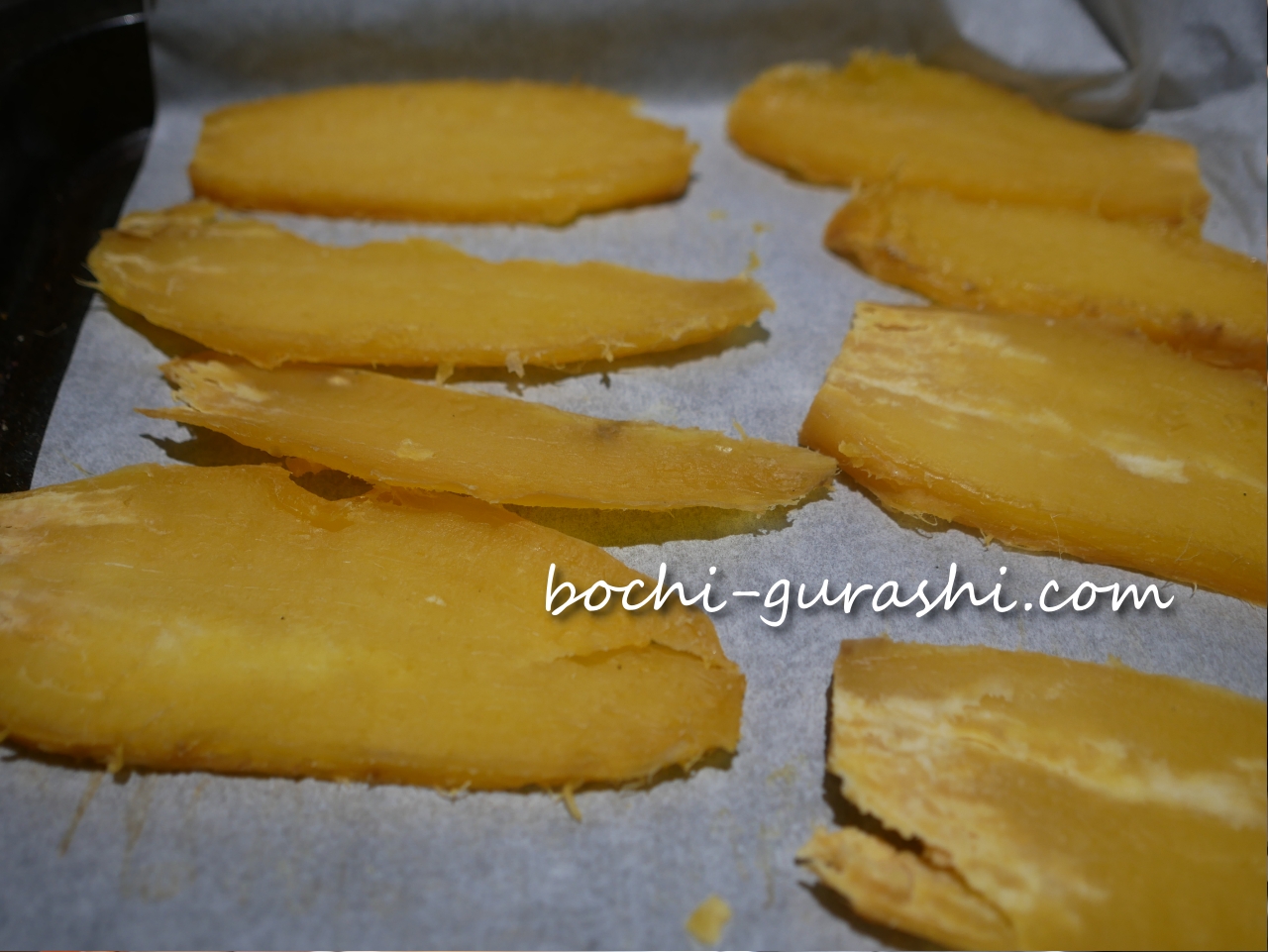 オーブンで干し芋できあがり