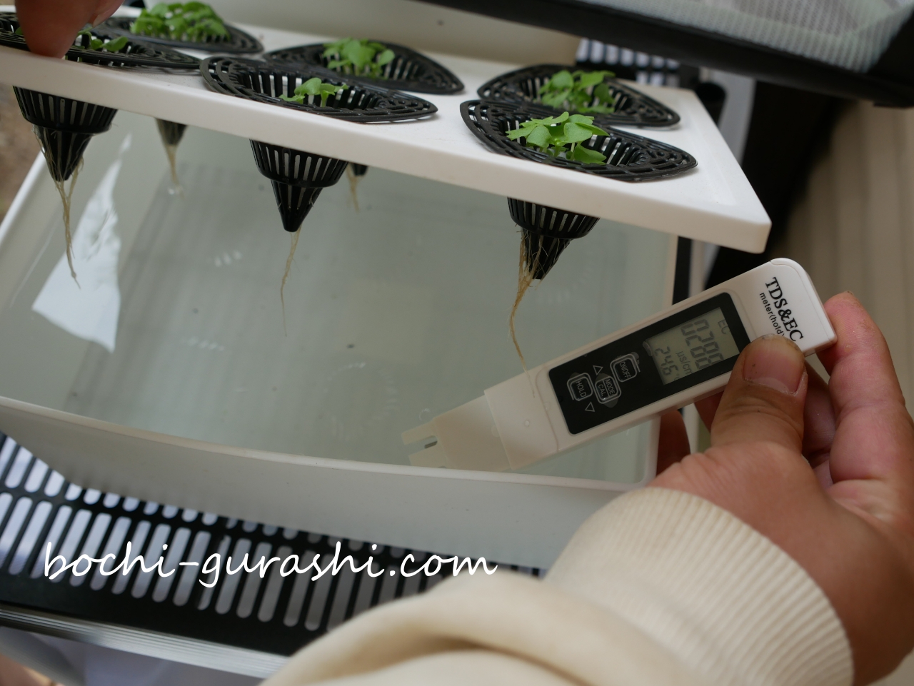 ECメーターを使用する