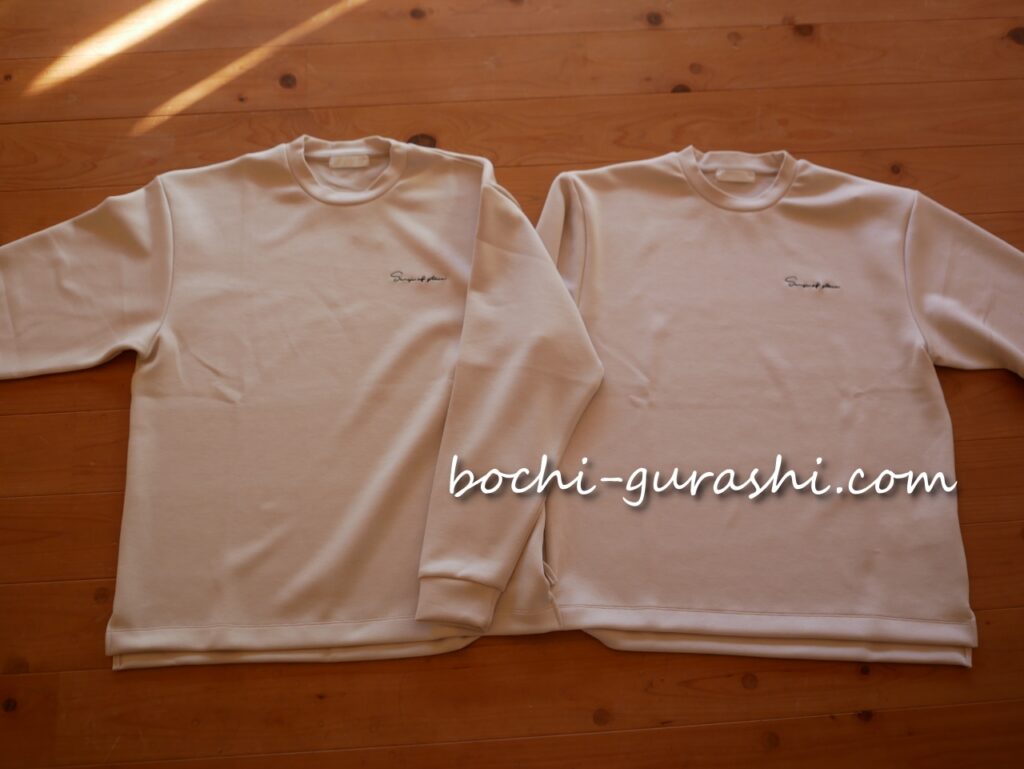 わが家の春のユニフォームとして購入した服を並べてみる