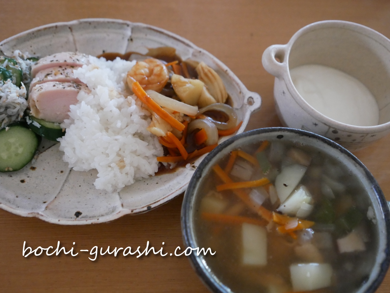 5日目夕食カレーライス
