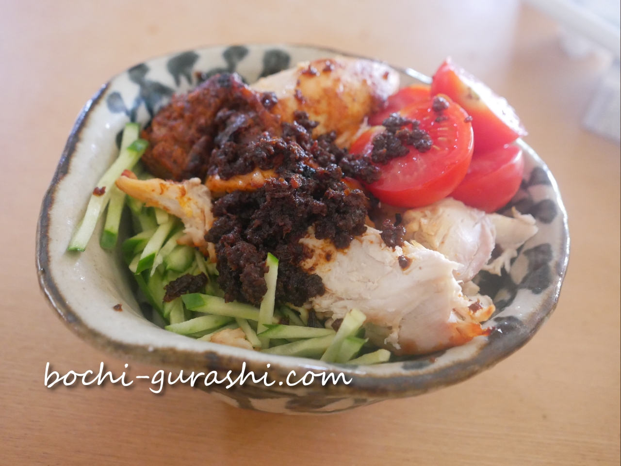 ロティサリーと台湾まぜ麺